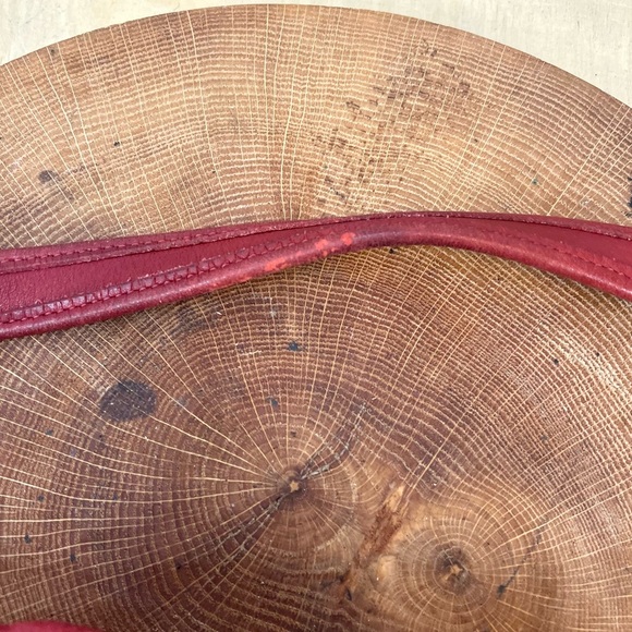 Coach Legacy Hobo CJ779 – Glovetanned Leather Shoulder Bag in Deep Red US Made - Picture 14 of 16